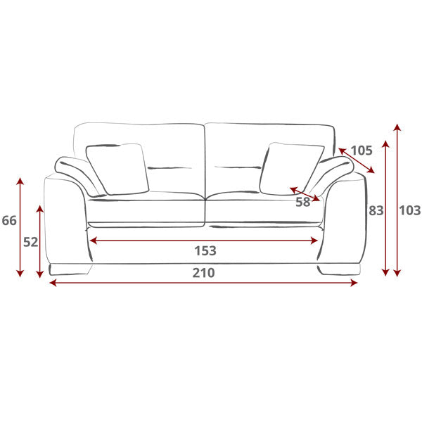 Burghley 3-Seater Sofa