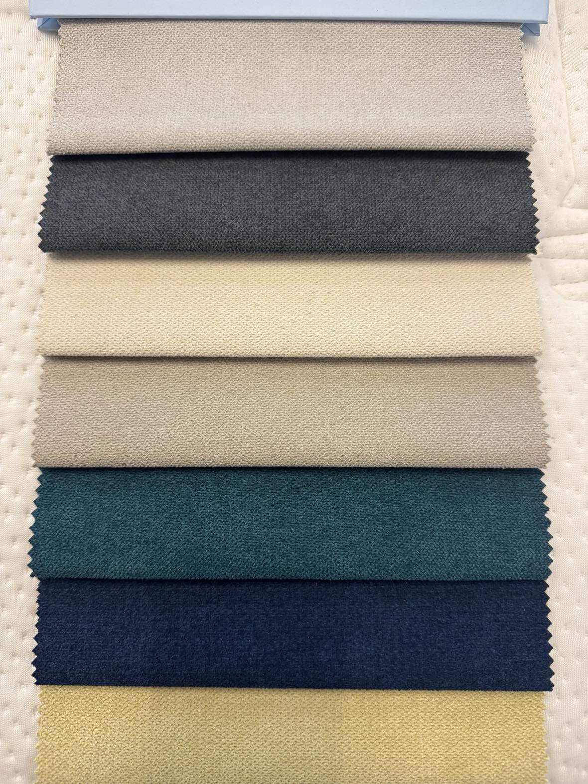 Luxury colour swatch available for our bed bases and headboard. Available to view in person in our store. Quality Plus Furniture - Lancaster, Lancashire, UK