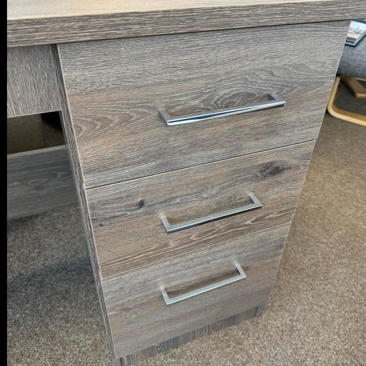 Mode Single Pedestal 3 Drawer Desk