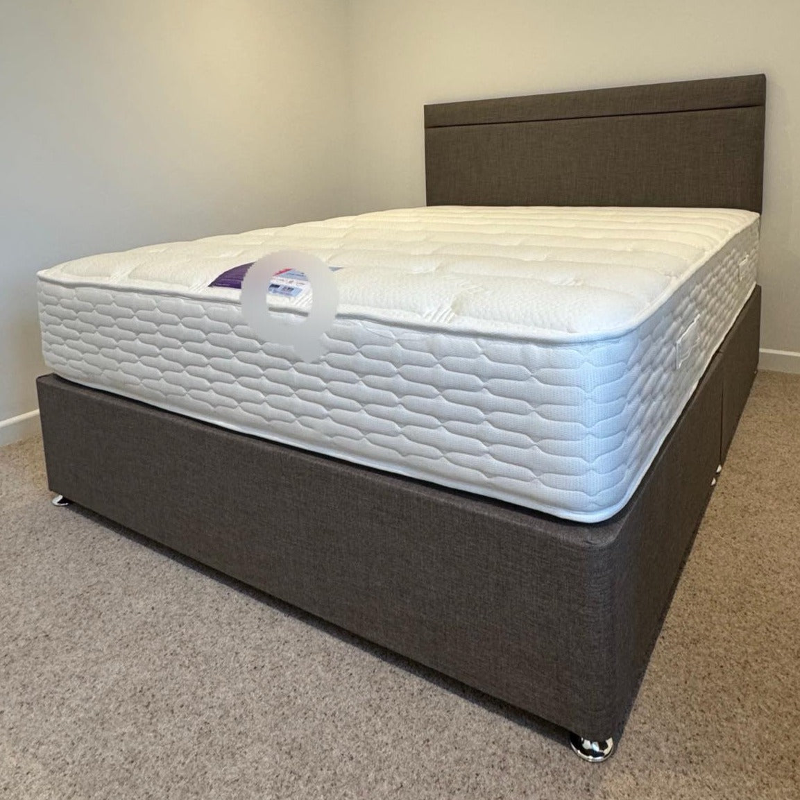 luxury orthopaedic bed with tencel comfort topper. Duel sided mattress. 