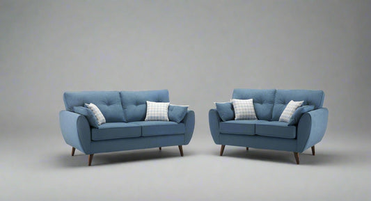 3+2 olive sofa set. UK made. Similar to Zinc design