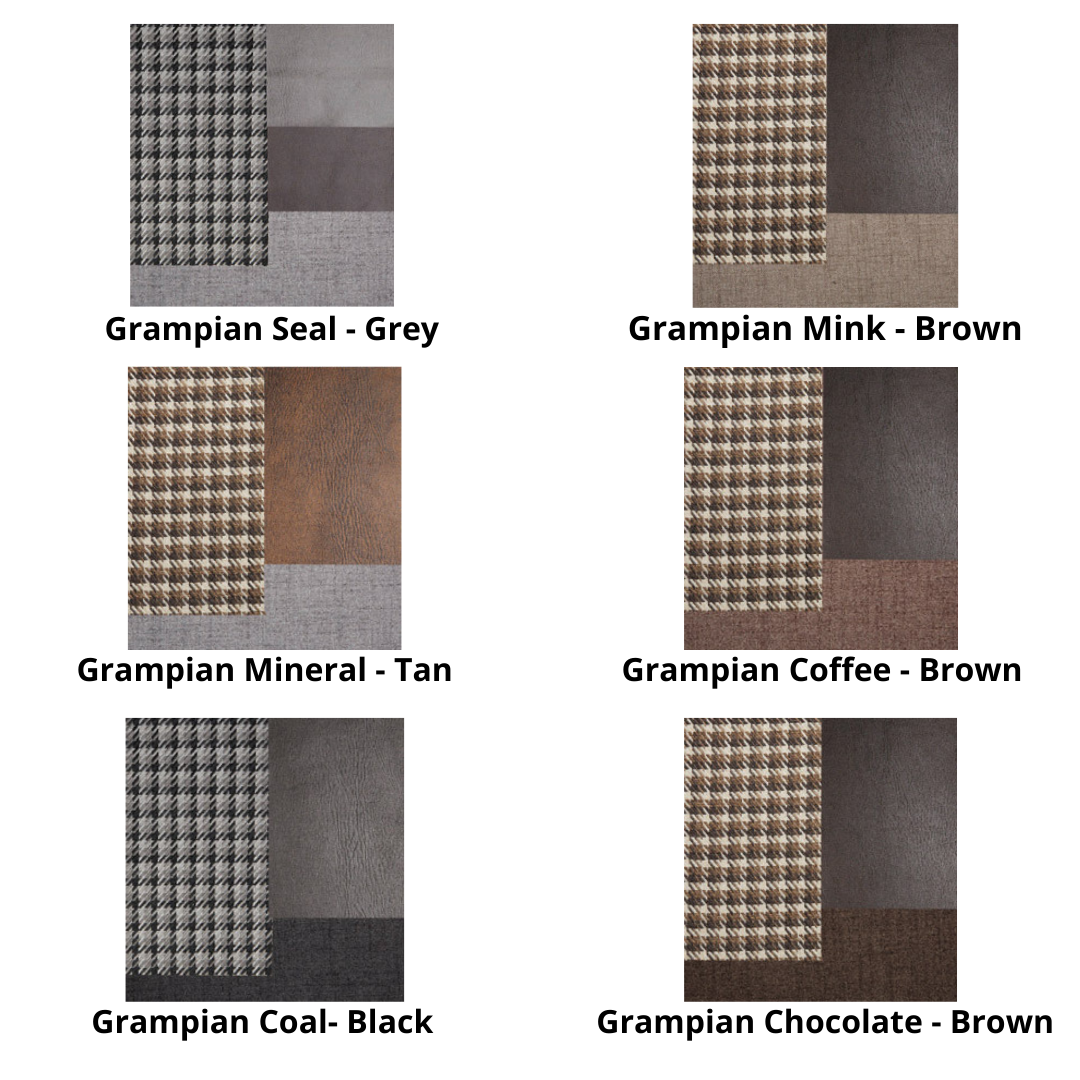 Colours available for barcelona sofa. Grey, Brown, Tan, Black, Chocolate