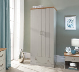 Kendal 2 Door 1 Drawer Wardrobe