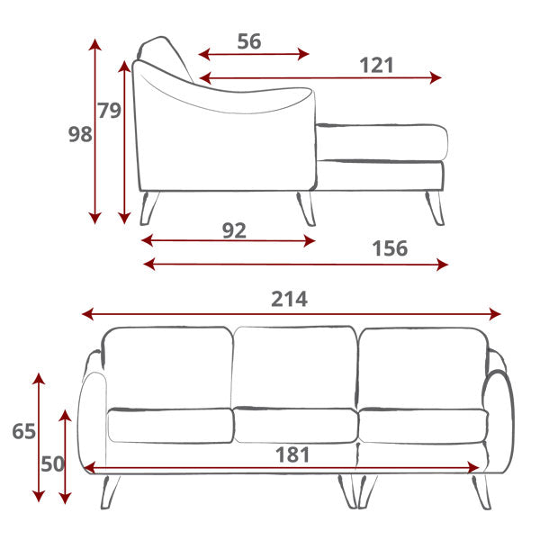 Pixton Chaise Corner Sofa